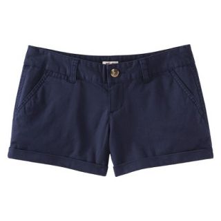 Mossimo Supply Co. Juniors Mid Length Woven Short   In the Navy 7