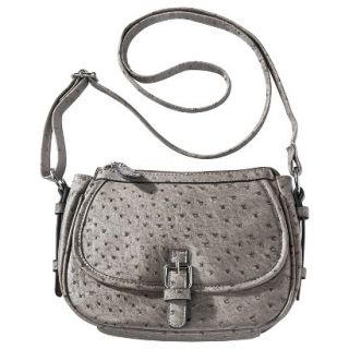 Bueno Textured Crossbody Handbag   Gray