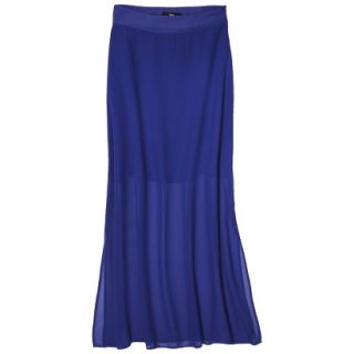 Mossimo Petites Maxi Skirt   Blue XSP