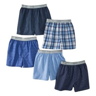 Fruit Of The Loom Boys 5 pack Plaid Boxer Underwear   Assorted Colors XL
