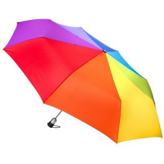 totes Family Jumbo Automatic Umbrella   Rainbow