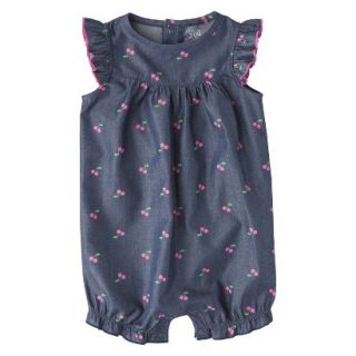 Just One YouMade by Carters Newborn Infant Girls Jumpsuit   Navy/Dark Pink 6 M