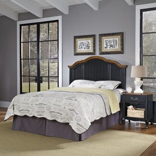Home Styles The French Countryside King/ California King Headboard And Night Stand Oak Size King