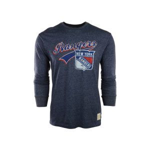 New York Rangers NHL Mock Twist Long Sleeve T Shirt