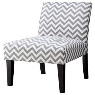 Skyline Armless Upholstered Chair Avington Armless Slipper Chair   Gray