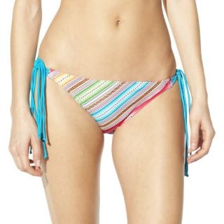 Juniors Side Tie Swim Bottom  Multicolor M