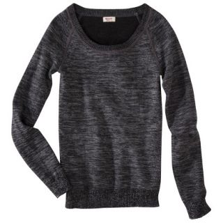 Mossimo Supply Co. Juniors Scoop Neck Sweater   Black M(7 9)