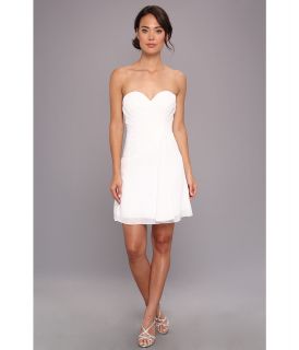 Faviana Short Strapless Sweetheart Dress 7075A Womens Dress (White)