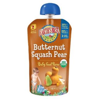 Earths Best Baby Food Pouch   Butternut Squash Pear 4oz (12 Pack)
