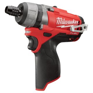 Milwaukee M12 FUEL Cordless Screwdriver   Tool Only, 1/4 Inch Hex, 2 Speed, 12