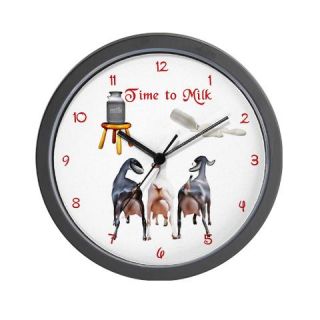  Dairy Goat Milking Time Barn Wall Clock