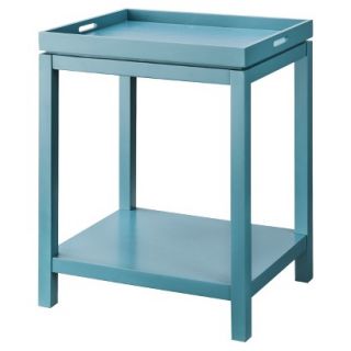 Accent Table Threshold Tray Top Side Table   Teal