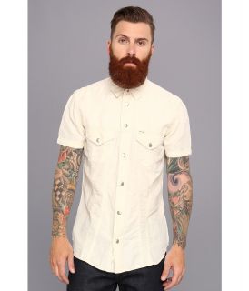 Diesel Stulip Sho Shirt Mens Short Sleeve Button Up (White)