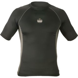 Ergodyne CORE Performance Work Wear Short Sleeve T Shirt   Gray, XL, Model 6410