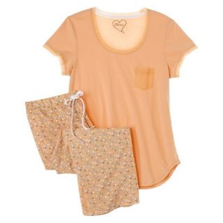 Warm Essentials by Cuddl Duds Womens Pajama Sets   Orange M