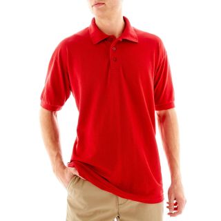 Dickies Short Sleeve Polo Shirt, Red, Mens