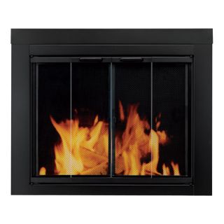 Pleasant Hearth Ascot Fireplace Glass Door   For Masonry Fireplaces, Large,