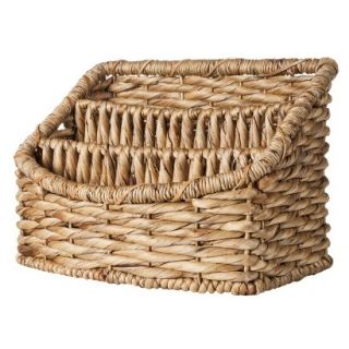 Smith & Hawken Woven Basket Tray Organizer with 3 Compartments