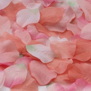 Decorative Rose Petals   Orange/Pink
