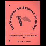 Invitation to Science Inquiry  Supplement to First and Second Editions