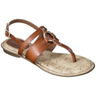 Womens Merona Kiana Sandal   Cognac 9