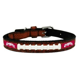 Washington State Cougars Classic Leather Toy Football Collar