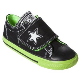 Toddler Converse One Star One Flap Sneaker   Black/Green 8