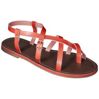 Womens Mossimo Supply Co. Lavinia Gladiator Sandals   Orange 7