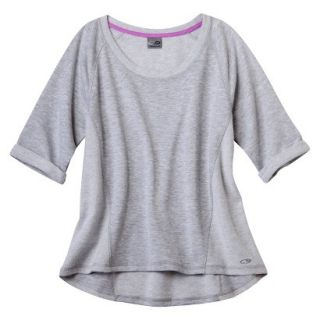 C9 by Champion Womens Yoga Layering Top   Heather Grey L