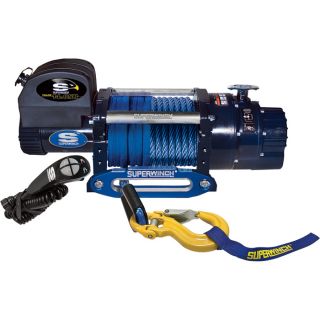Superwinch 12 Volt DC Truck Winch with Remote   14,000 Lb. Pulling Capacity,