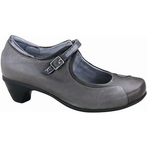 Naot Womens Cardinal Shadow Grey Nubuck Tin Grey Armor Patent Shoes, Size 36 M   44094 N2R