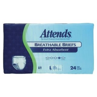 Attends Extra Absorbent Breathable Briefs   X Large (Case of 60)