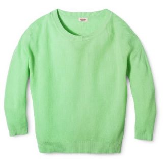 Mossimo Supply Co. Juniors Pullover Sweater   Snappy Green XL(15 17)
