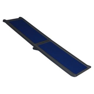 PET GEAR Black/Blue Travel Lite Bi Fold Full Ramp