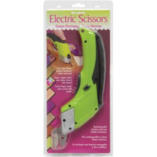 Battery Operated Electric Scissors lime Green