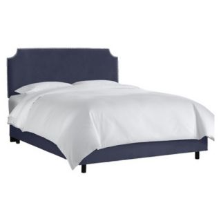 Skyline Full Bed Skyline Furniture Lombard Nail Button Notched Bed   Premier