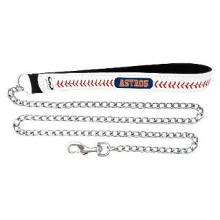Houston Astros Baseball Leather 3.5mm Chain Leash   L