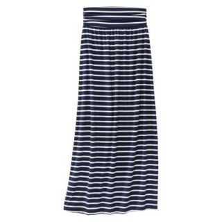 Mossimo Supply Co. Juniors Foldover Maxi Skirt   Oxford Blue/Dogbone L(11 13)