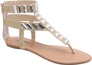 Womens L & C Tamika 02   Light Gold Sandals