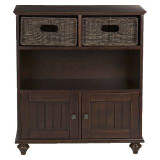 Console Table Southern Enterprises Chelmsford Storage Console   Dark Brown