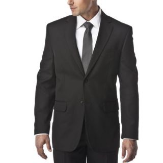 Merona Mens Tailored Fit Suit Jacket   Black Cat 46 Regular