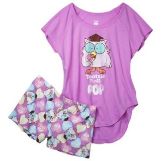 Tootsie Pop Juniors Pajama Set   Purple XL
