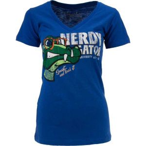 Florida Gators NCAA Womens Nerdy Mascot Vneck T Shirt