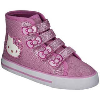 Toddler Girls Hello Kitty High Top Sneaker   Pink 11
