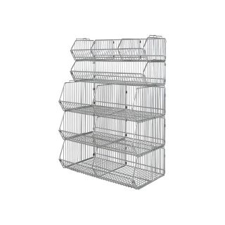 Quantum Storage Stationary Basket Unit   24 Inch L x 36 Inch W x 63 Inch H,