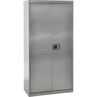 Sandusky Buddy Stainless Steel Storage Cabinet   48 Inch W x 24 Inch D x 78