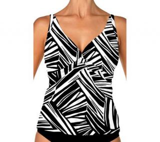 Womens Sunsets Underwire Twist Tankini   River Bend Separates
