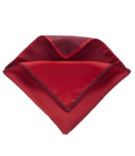 Four Color Solid Pocket Square  Red JoS. A. Bank