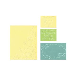 SIZZIX Textured Impressions 4 pc. Butterfly Migration Embossing Set