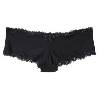 Gilligan & OMalley Womens Micro With Lace Cheeky Hipster   Black S